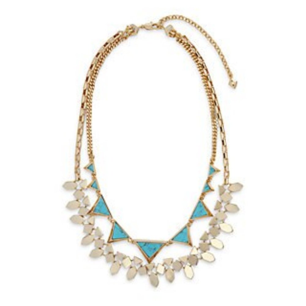 VERA BRADLEY Turquoise Layered Necklace